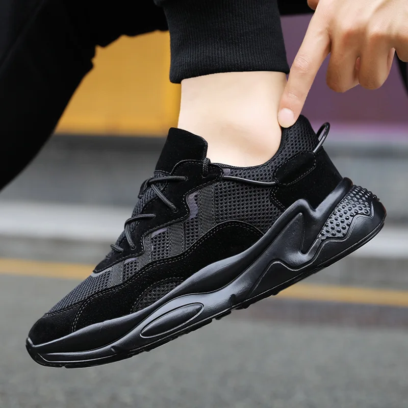 

2019 Autumn New Style Versatile Fashion Man Spring And Autumn Mesh Breathable Thin Athletic Shoes Students Fashion Casual Fashio
