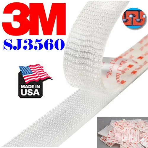 Velcro tape 3M transparent per meter