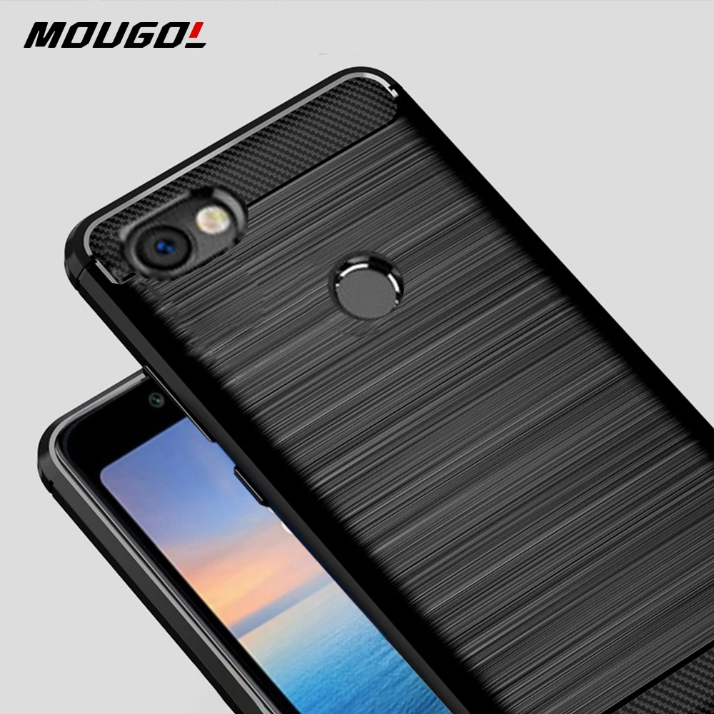 

For Xiaomi Redmi 4X Case Classic Carbon Fiber Cover Shockproof Phone Case for Redmi 4 X Cover 360 Full Protection Bumper Shell