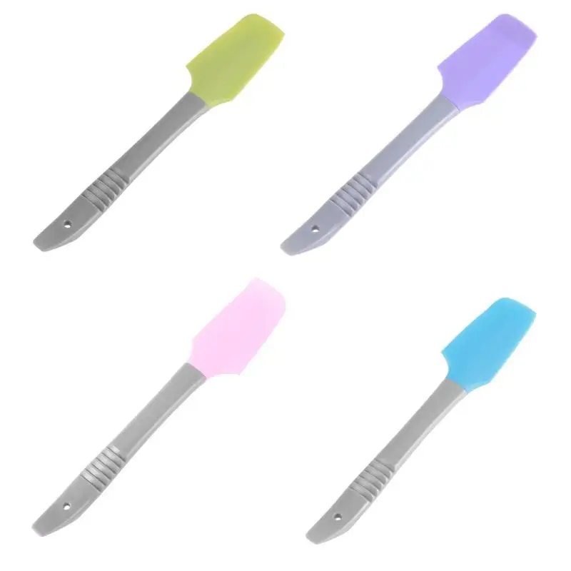 Silicone Spatula Butter Cake Cream Scraper Blade Batter Brush Baking Tools Small Silica Gel Scraper Kitchen Baking Gadgets