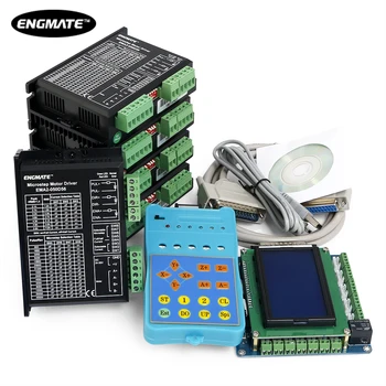 

SAVEBASE 5 Axis CNC Kit DM556D Digital Hybrid Microstepping Driver 5 Axis Standard Breakout Board for Nema23/34 Stepper Motor