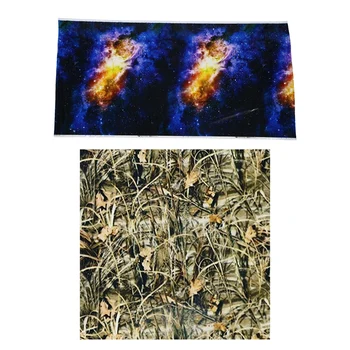 

2 Pcs 1 Meter Hydrographic Film Water Transfer Printing Hydro Dipping , Star Universe & Reeds Camo 2