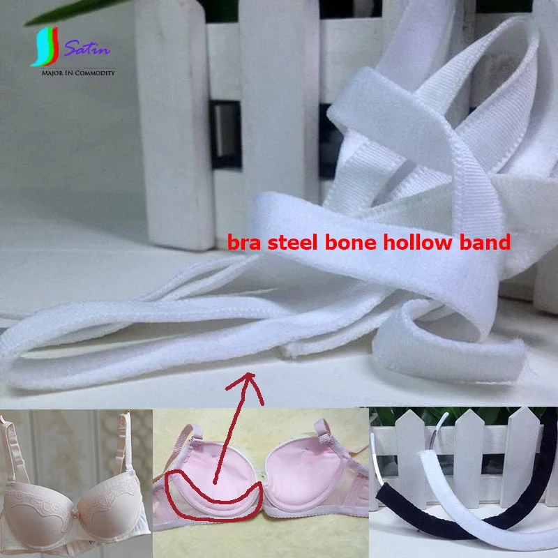 Women Diy Bra Material Accessory Steel Bone Cover Hollow Band Ultra