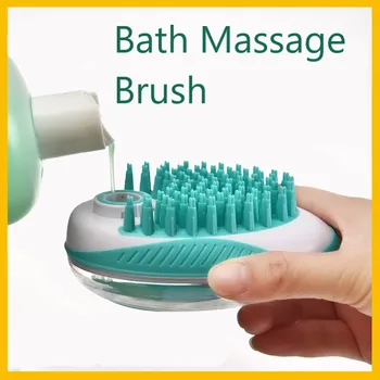 

Pet Bath Brush Multifunctional Cat And Dog Brush Shampoo Massage Brush Bath Hair Removal Comb Cat Cleaning And Grooming Tool