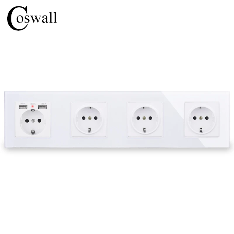 de parede + dupla porta carga usb