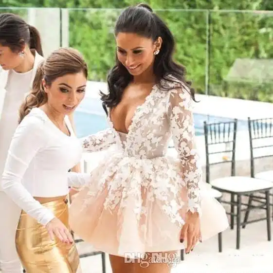 vestido de noiva curto de renda