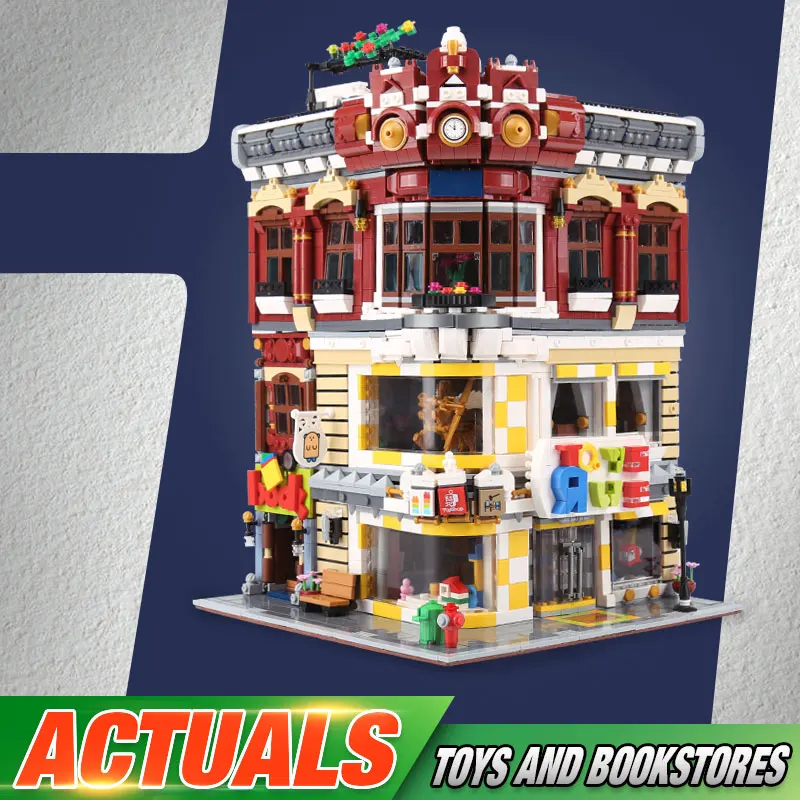 DHL, 01006, китайские строительные игрушки, серия, игрушки MOC и книжный магазин, набор, строительные блоки, кирпичи, наборы для сборки, детские рождественские игрушки