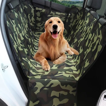 

Pet Dog Car Seat Cover Mats Hammock Protector with Safety Belt Transportin Perro Dog Carriers Waterproof Rear Back