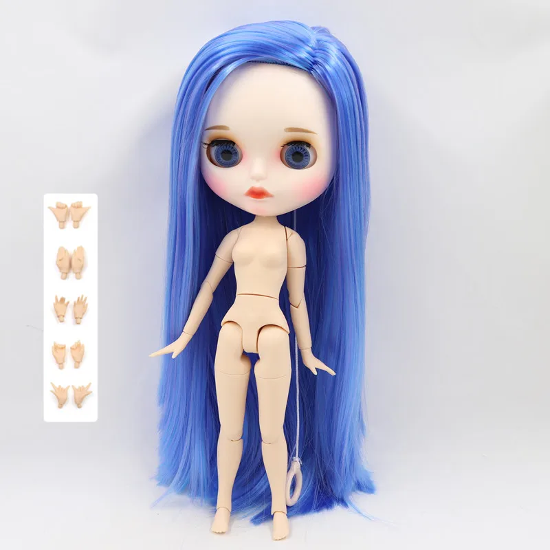 ICY Fortune Days factory blyth кукла Новинка матовое лицо белая кожа 1/6 шарнирный светильник для тела Розовый микс Voilet волосы DIY sd Подарочная игрушка - Цвет: like the pic