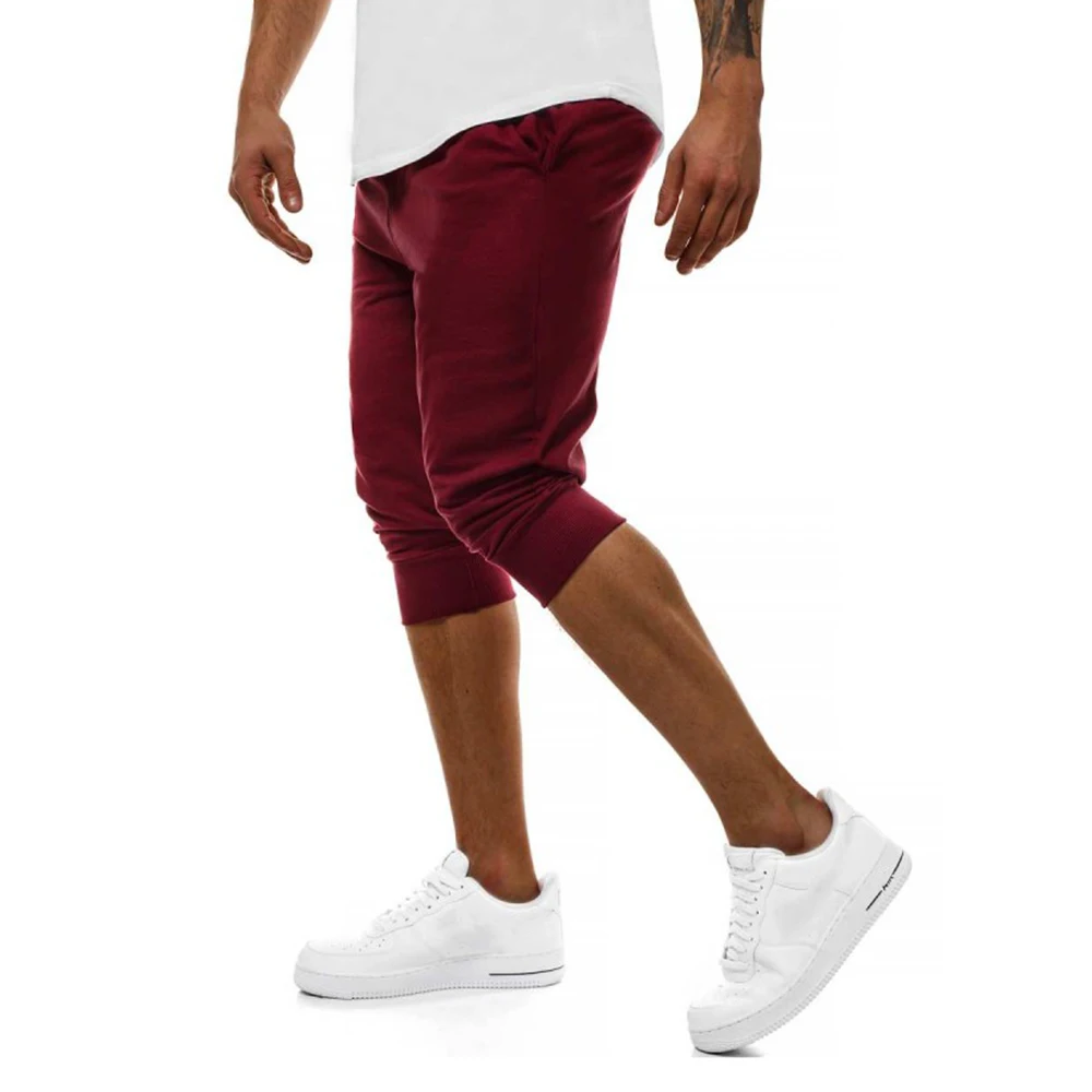 wine red Красивые модные шорты Torridity мужские шорты VogueFitness мужские удобные шорты до колена - Цвет: wine red