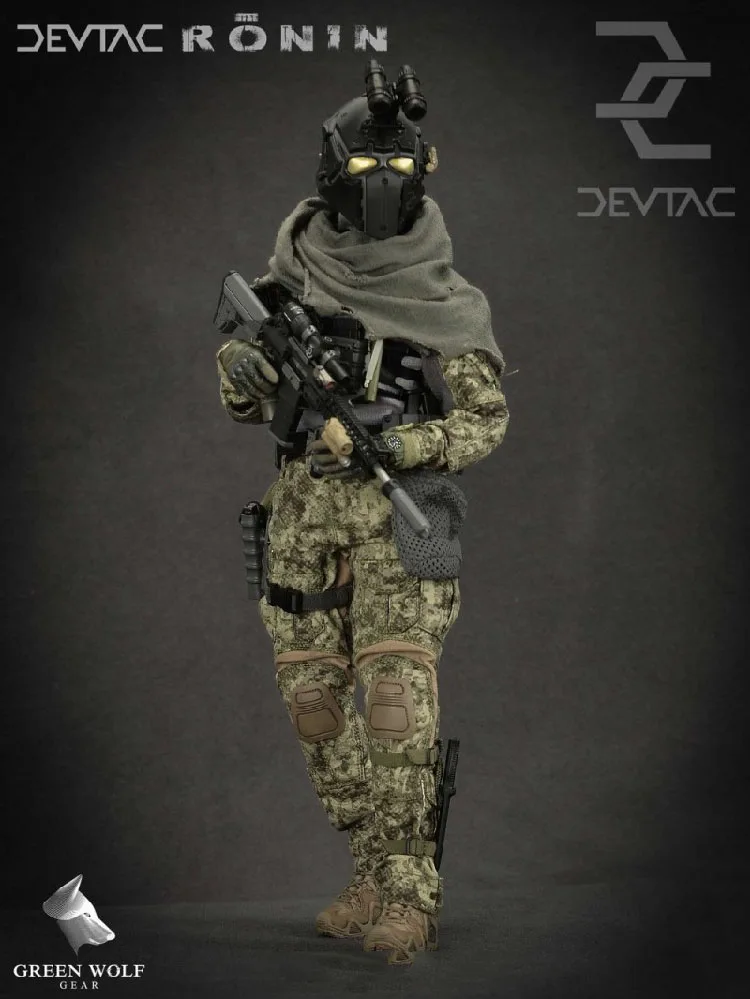 Коллекционная Фигурка зеленого волка 1/6 весов DEVTAC Ronin Vagabond GWG007, модель для поклонников, подарки
