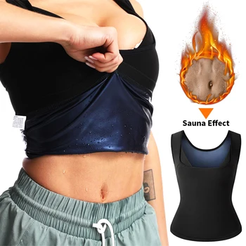 

MUKATU Waist Trainer Body Shaper Neoprene Waist Trainer Vest Sweat Sauna Body Shapewear Women New Shapewear Control Panties+Vest