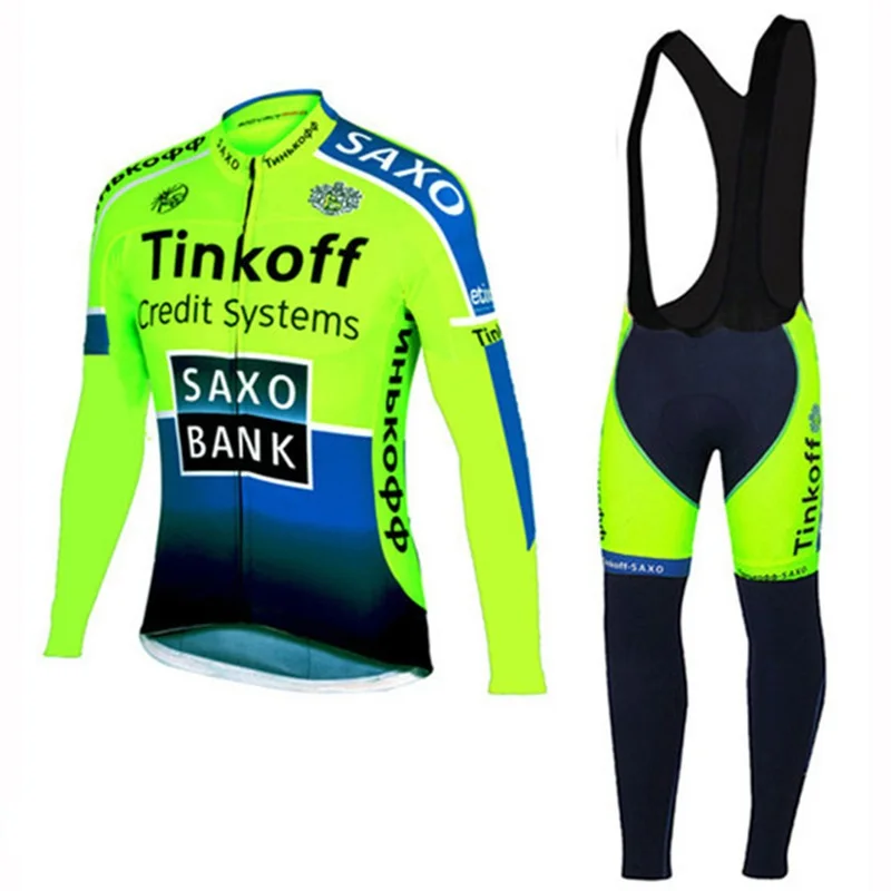 2021 Tinkoff Мужская велосипедная Джерси с длинным рукавом комплект MTB одежда Maillot Ropa