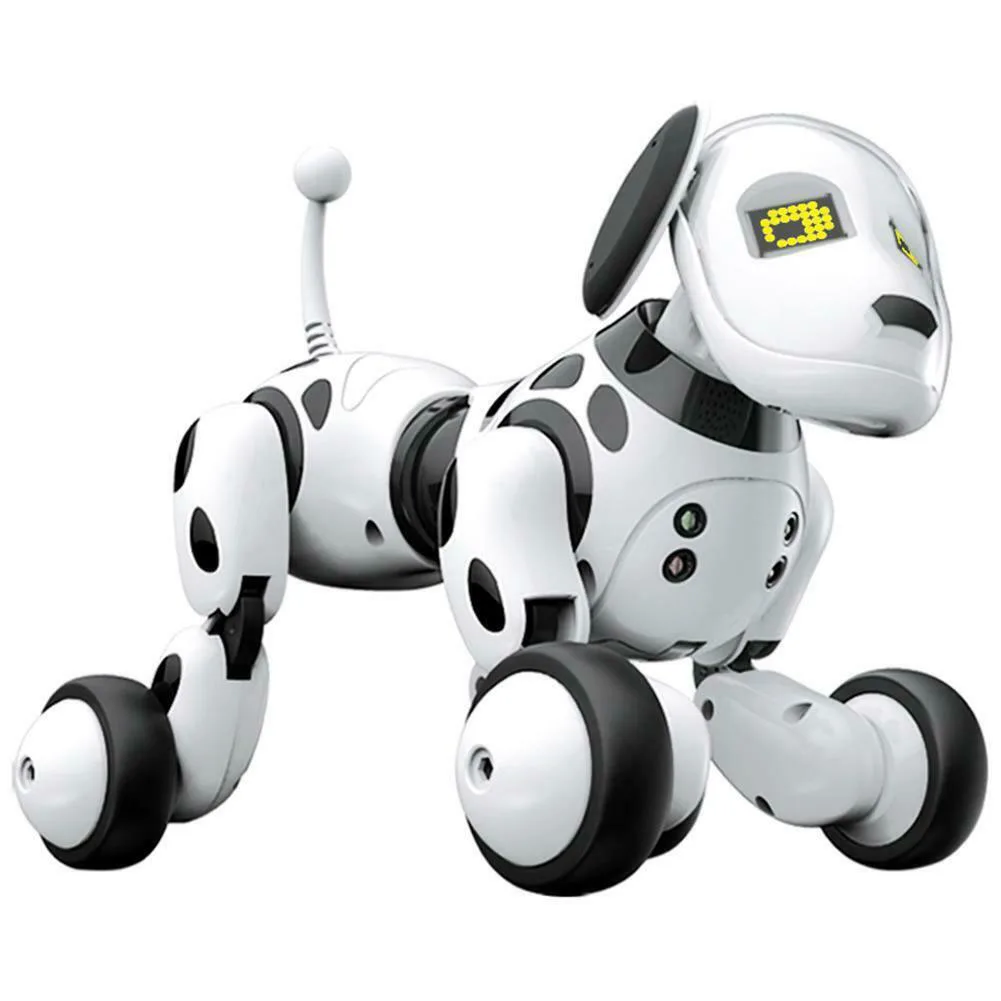 Wireless RC Robot Dog Talking Smart Electronic Pet Toy Educational Intelligent Children Birthday Gift Led Interactive Sing Dance