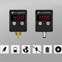 Новейший беспроводной источник питания мини мощность татуировки RCA/DC разъем татуировки Поставщик Для татуировки ручка машина пистолет