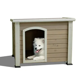 

Solid Wood Dog House Outdoor Indoor Waterproof Medium and Small VIP Border Collie Golden Retriever Teddy Four Seasons Dog House