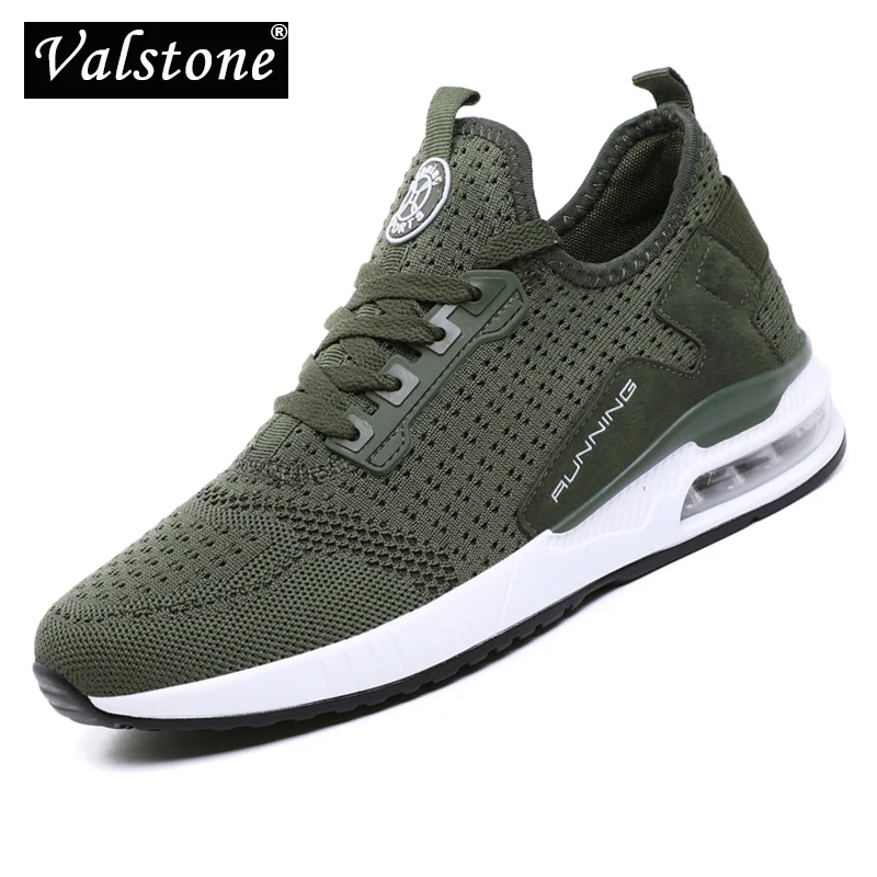 

Valstone Men sneakers Air Cushion Motion outdoor trainers Autumn fashion jogging shoes women walking flats lace-up footwear 2020