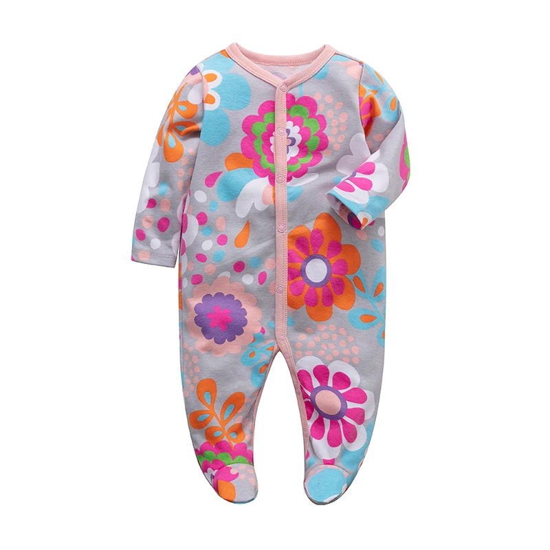 bebê infantil manga longa 0 3 6 9 12 meses pijamas