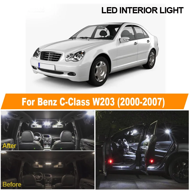 14pcs White Canbus Led License Plate Bulbs Interior Reading Ceiling