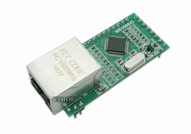 W5100S модуль для W5500 Ethernet сетевой модуль SPI/8-bit Data автобус STM32 обычные