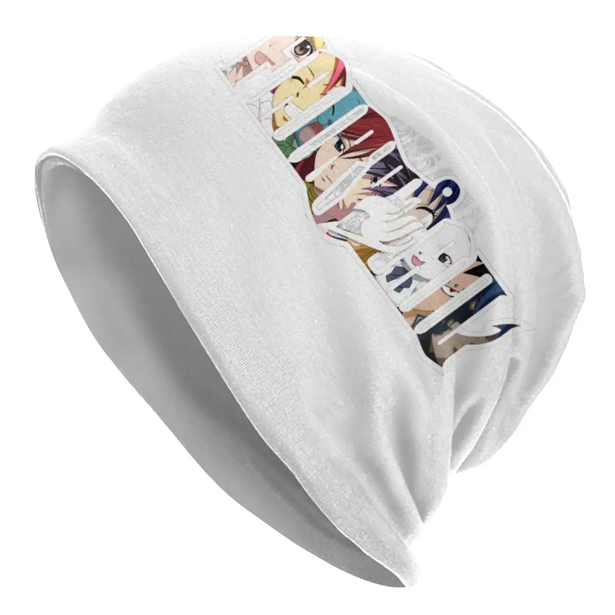 

FAIRY TAIL Skullies Beanies Hat Japan Anime Goth Autumn Winter Outdoor Unisex Caps Warm Thermal Elastic Bonnet Knitting Hats