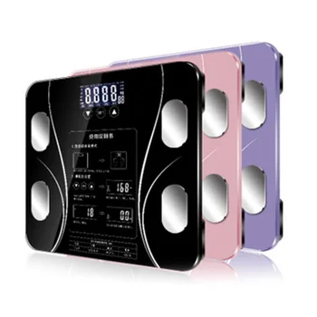 

Bathroom Body Fat Scale BMI Smart Electronic ​LED Touching Button Muscle Fitness Weight 290 x 260mm WWO66