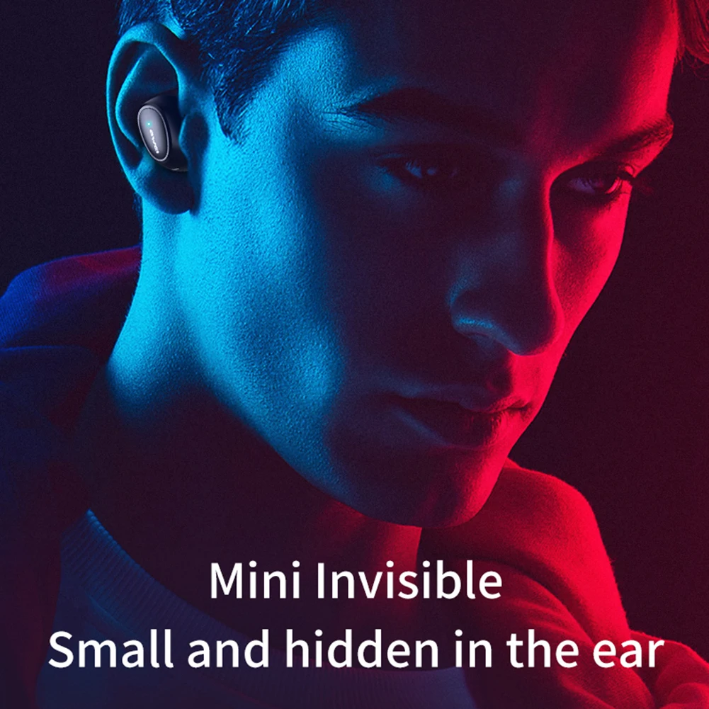 AWEI TWS T6C Мини bluetooth наушники V5.0 Беспроводная зарядка наушники с микрофоном HiFi стерео наушники Спортивная гарнитура сенсорное управление