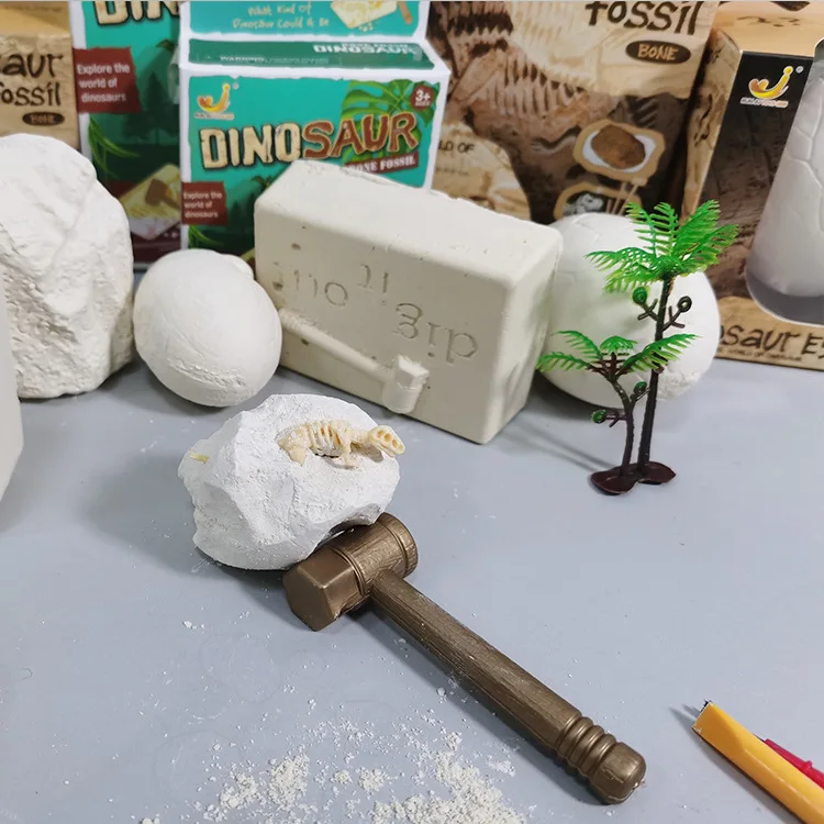 

Simulation Archaeological Toys Dinosaur Fossil Skeleton Assembly Children's Science and Education Diy Archaeological Excavation