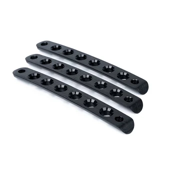 

3 Pcs/Sets Brushed Aluminum Door Grab Handle Inserts Cover Trim for 2007-2018 Jeep Wrangler JK 2 Door-Black