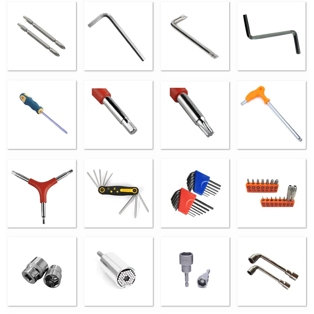 123pcs screwdriver hex key combination wrench reversible ratchet quick release wrench socket bits tools set