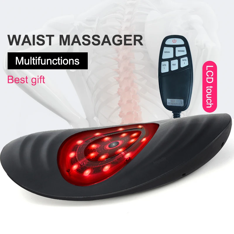 

Electric Lumbar Traction Machine Waist Massager Vibration Massage Support Lumbar Spine Relieve Waist fatigue