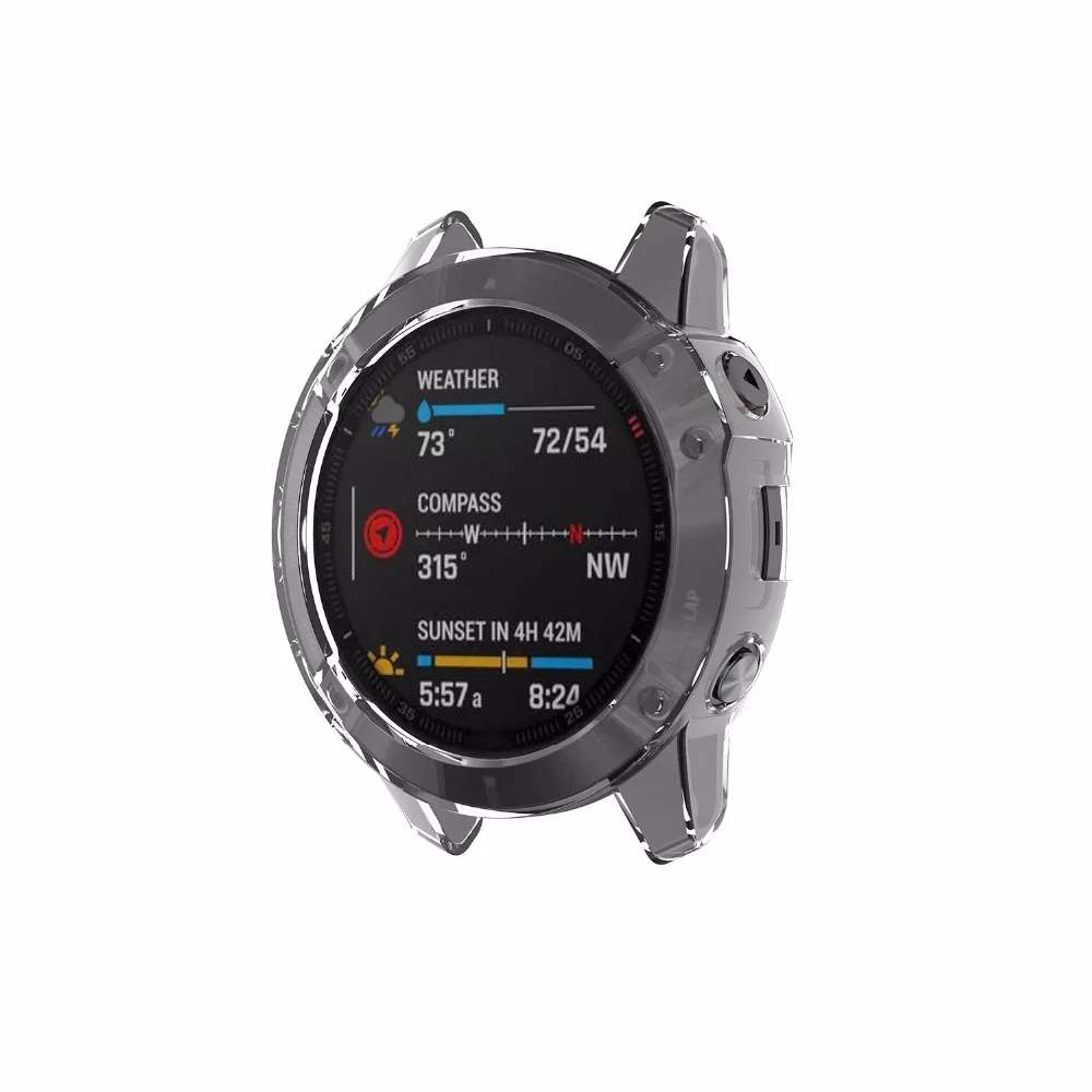 3 в 1 USB кабель зарядное устройство для Garmin Fenix 6 S/Fenix 6X/Fenix 6 Чехол ТПУ защитный чехол+ экранная пленка для часов Garmin Fenix6