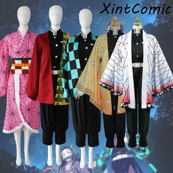 

Anime Demon Slayer Cosplay Costumes Kimetsu no Yaiba Kamado Tanjirou Kamado Nezuko Agatsuma Zenitsu Tomioka Giyuu Costume set