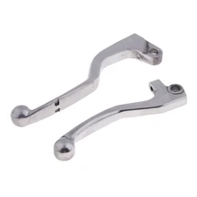 2 шт. серебряный мотоцикл тормоза сцепления рычаги для Honda CRF250R 2004-2006