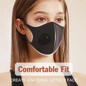 

Air Purifying Mask PM2.5 Breathing Valve Mask Polyurethane Face Mask Dust-proof Splash Proof Disposable Mask Three Color