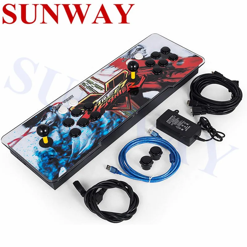 Pandora's box 9D 2500 В 1 аркадная игровая консоль с поддержкой 3P 4P tekken 1 игровой usb геймпад Plug and play Поддержка 3d игры для дома/телевизора