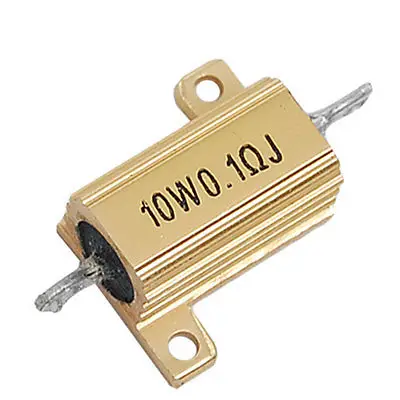 10 Вт 0,1 Ом 0.1R алюминиевый плакированный Резистор 10 Вт ватт x 1