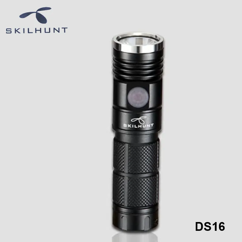 Skilhunt DS10 DS15 DS16 DS21 CR123 AA 14500 18650 EDC фонари яркий Водонепроницаемый Cree светодиодный