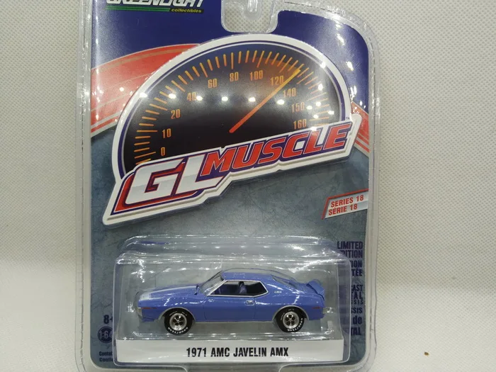 GreenLight 1:64 1971 AMC JAVELIN AMX Alloy model car Metal toys for childen kids diecast gift | Игрушки и хобби