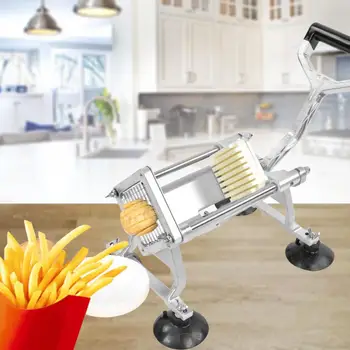 

Kitchen Vegetable Cutting Machine Aluminum Alloy Ground Type Vegetable Cutting Machine Cutting French Fries Grinder