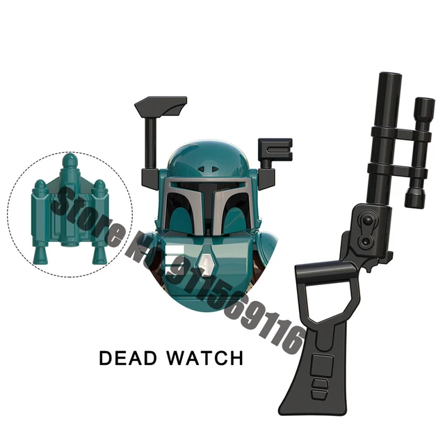 Din Djarin Boba Fett Mandalorian Building Blocks Grogu Baby Yoda Death Watch Paz Vizla Bo-Katan Jango Star Action Figure Wars B-XP349