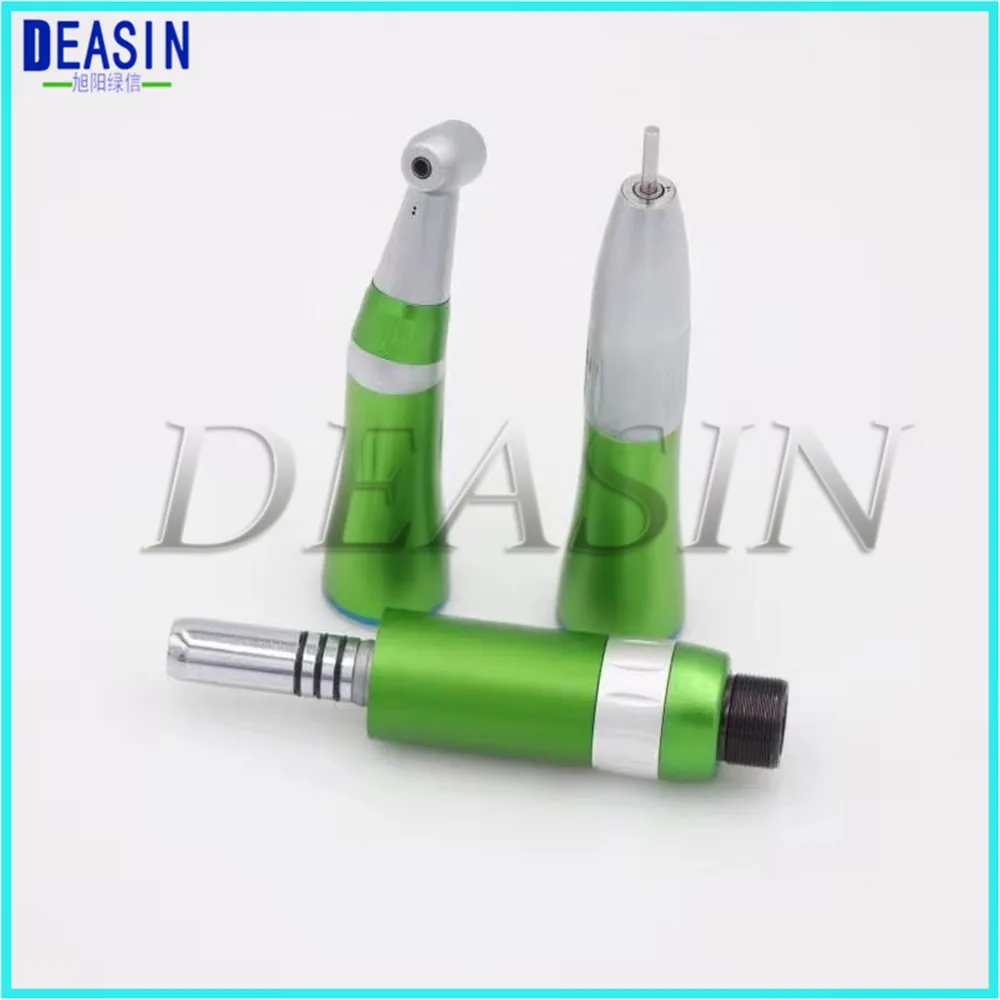 green 2 Holes kit 1 комплект стоматологический низкоскоростной наконечник Комплект воздушного турбины Прямой Угловой Воздушный Двигатель внутренний распылитель воды - Цвет: green 2 Holes kit