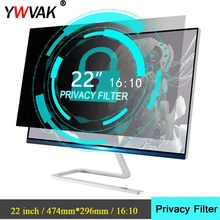 22 inch(474mm*296mm) Privacy Filter Anti-Glare LCD Screen Protective film For 16:10 Widescreen Computer Notebook PC Monitors