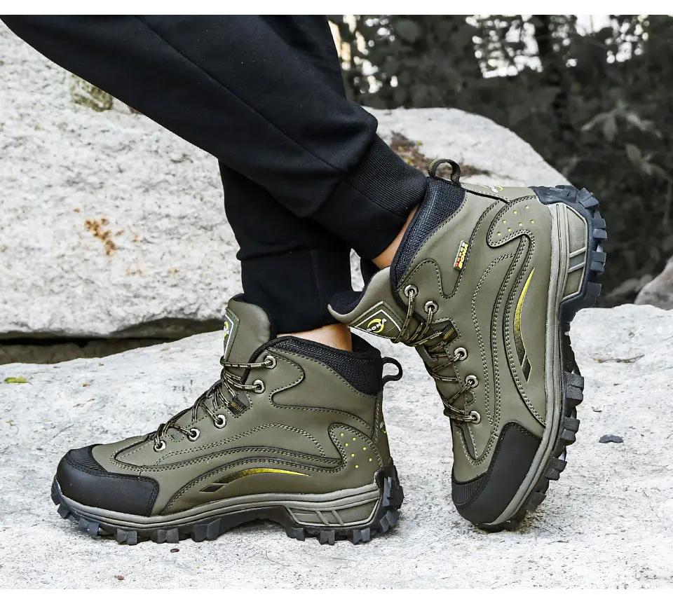 BONA 2020 New Designers Nubuck Snow Boots Warm Plush Boots Men Ankle Boot Outdoor Non-Slip Winter Footwear Masculino Comfortable