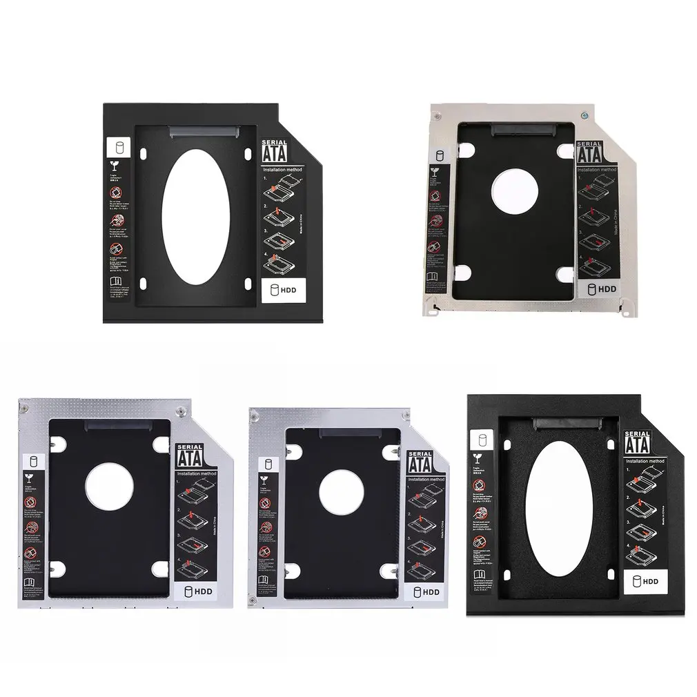 Ноутбук Pc Cd драйвер слот Hdd Ssd держатель кронштейн пластиковый Sata жесткий диск Оптический отсек с отверткой