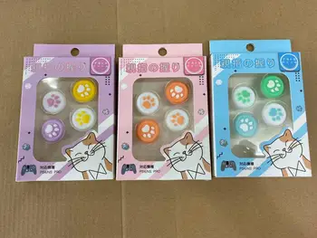 

4 in 1 set Thumb Grips For PS4 XBOXONE NS Switch Pro Controller Joystick Cap Silicone Rubber Thumbstick case