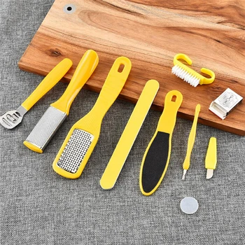 

10Pcs/Set Rasp File Foot Remover Hard Dead Skin Scrubber Manicure Tools Black Foot Scrub Repair Accessories