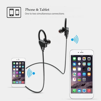 

S30 Bluetooth Earphone Mic Wireless Magnet Sport Running Headset Neckband High Quality Bluetooth Headset