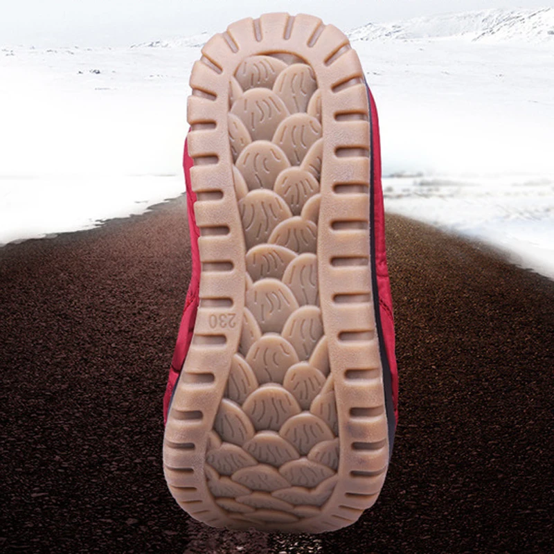 Женская обувь; botas de invierno zapatos de mujer Mama plantilla botas de nieve de piel de alta calidad botines de Mujer Zapatos impermeab