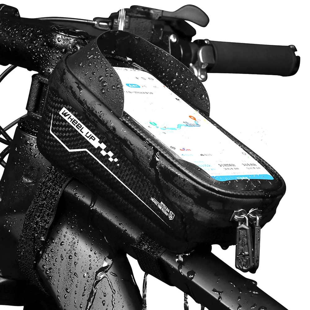 

Hard Shell 6.2" Bicycle Phone Bag Rainproof Shade Mountain Bike Bag Front Mtb Accesorios Cycling Top Tube Bag